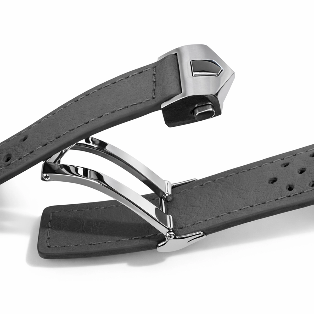 Boucle Déployante pour Bracelet de Montre sans trous – Acier Inox Brossé – Épaisseur Bracelet ≤ 2,60mm – 1 Pc