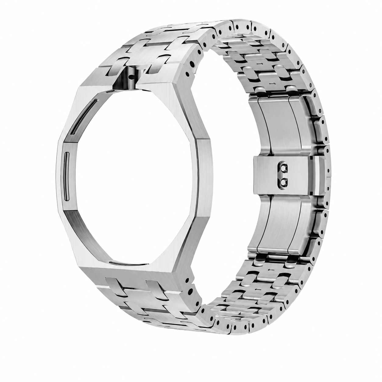 Bracelet Acier compatible avec Swatch Royal Pop x AP -  Lépine → couronne à 12h