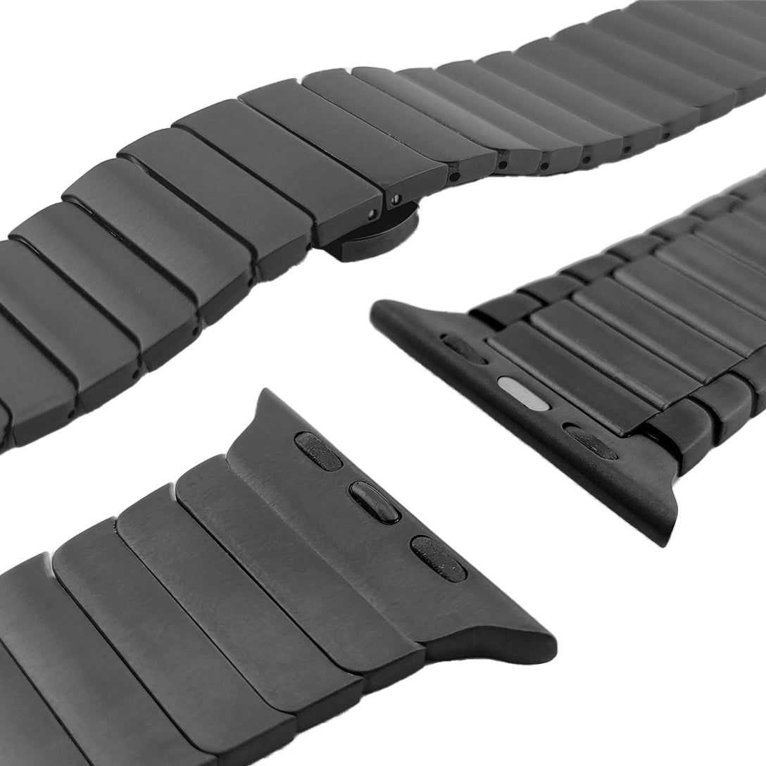 4 Color - Watch Strap - Compatible with Apple Watch - Links - Deployment Clasp