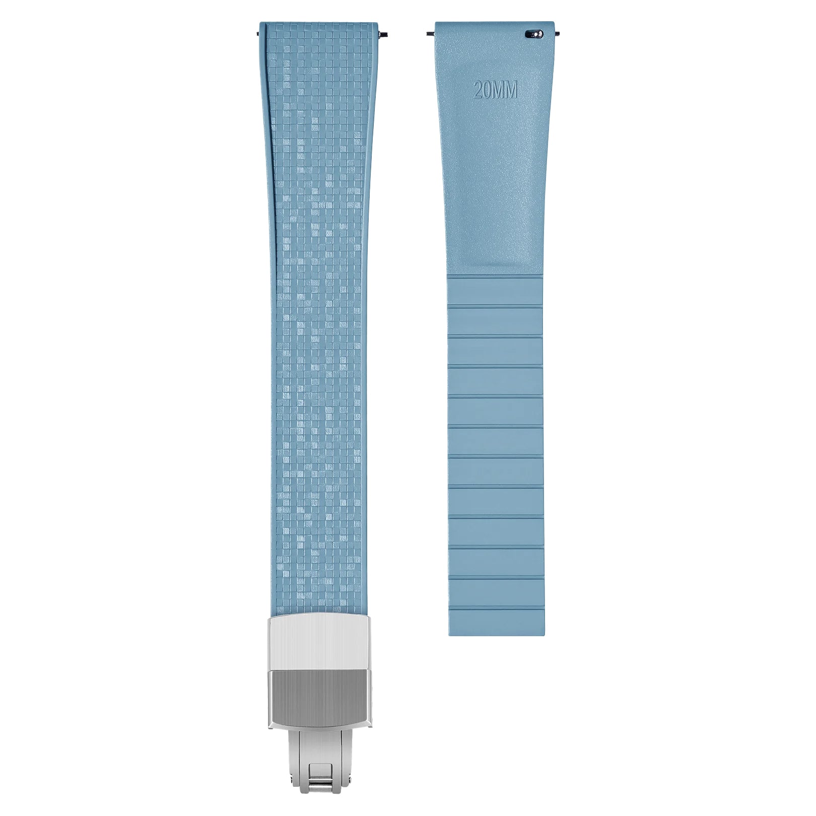 Bracelet montre Caoutchouc FKM - motif Mosaïque – Boucle déployante, à découper