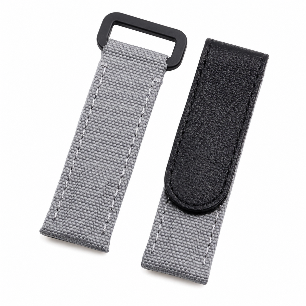 Bracelet Montre Scratch en Toile de Voile & Cuir - Pour Poignet 17,5 à 19,5 cm - Universel