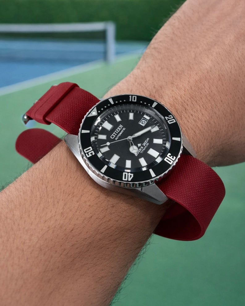 watch strap Burgundy / Bordeaux