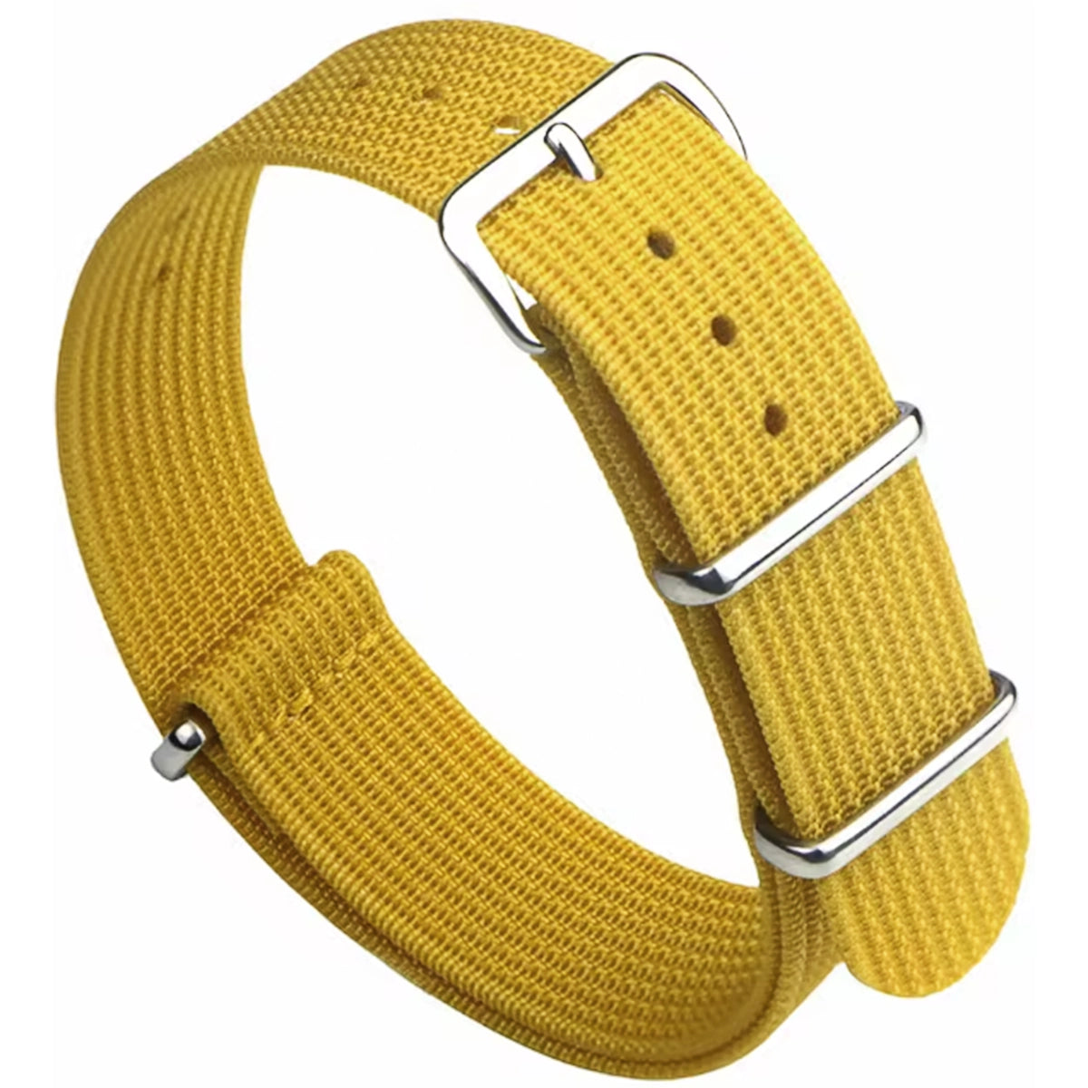 Bracelet de Montre Compatible Briston - Nato Jaune Moutarde