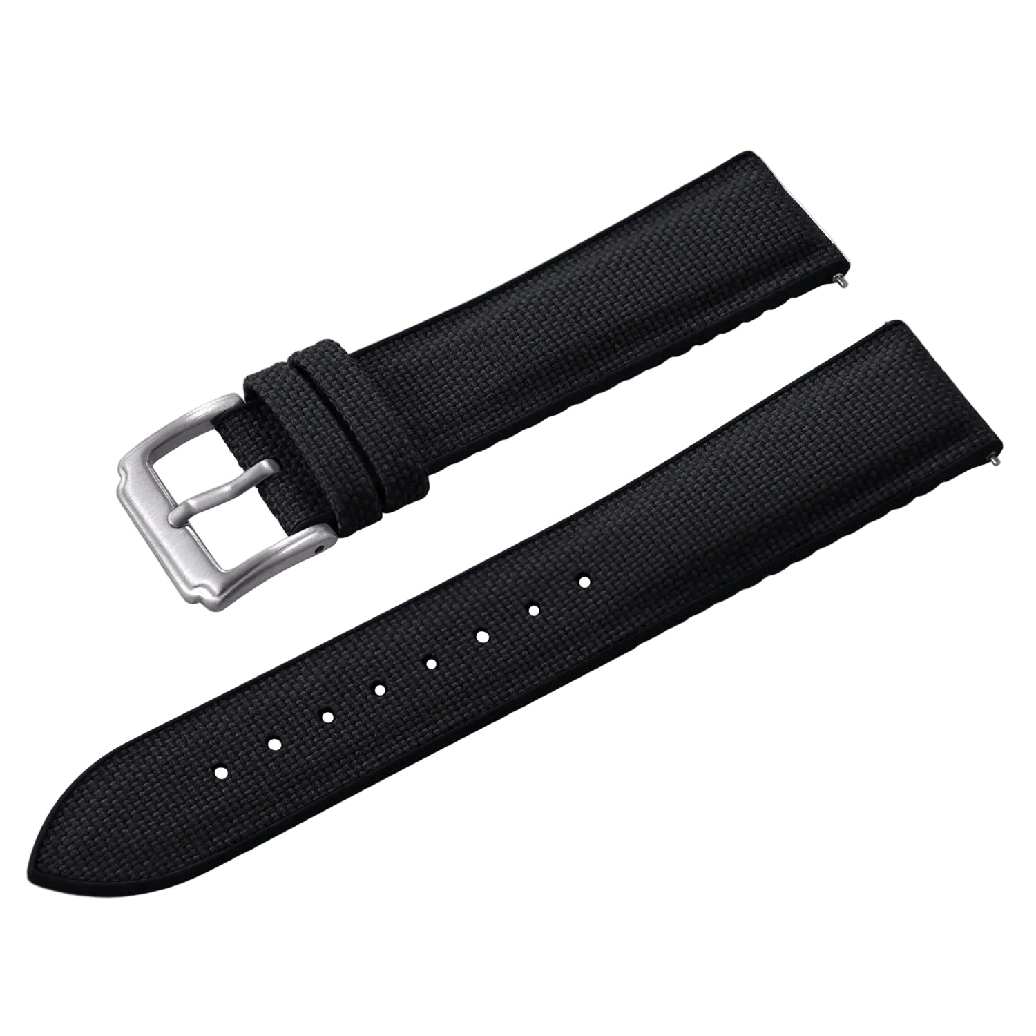 Bracelet de montre Hybride Tissu Performance / Silicone - Rapide - Universel