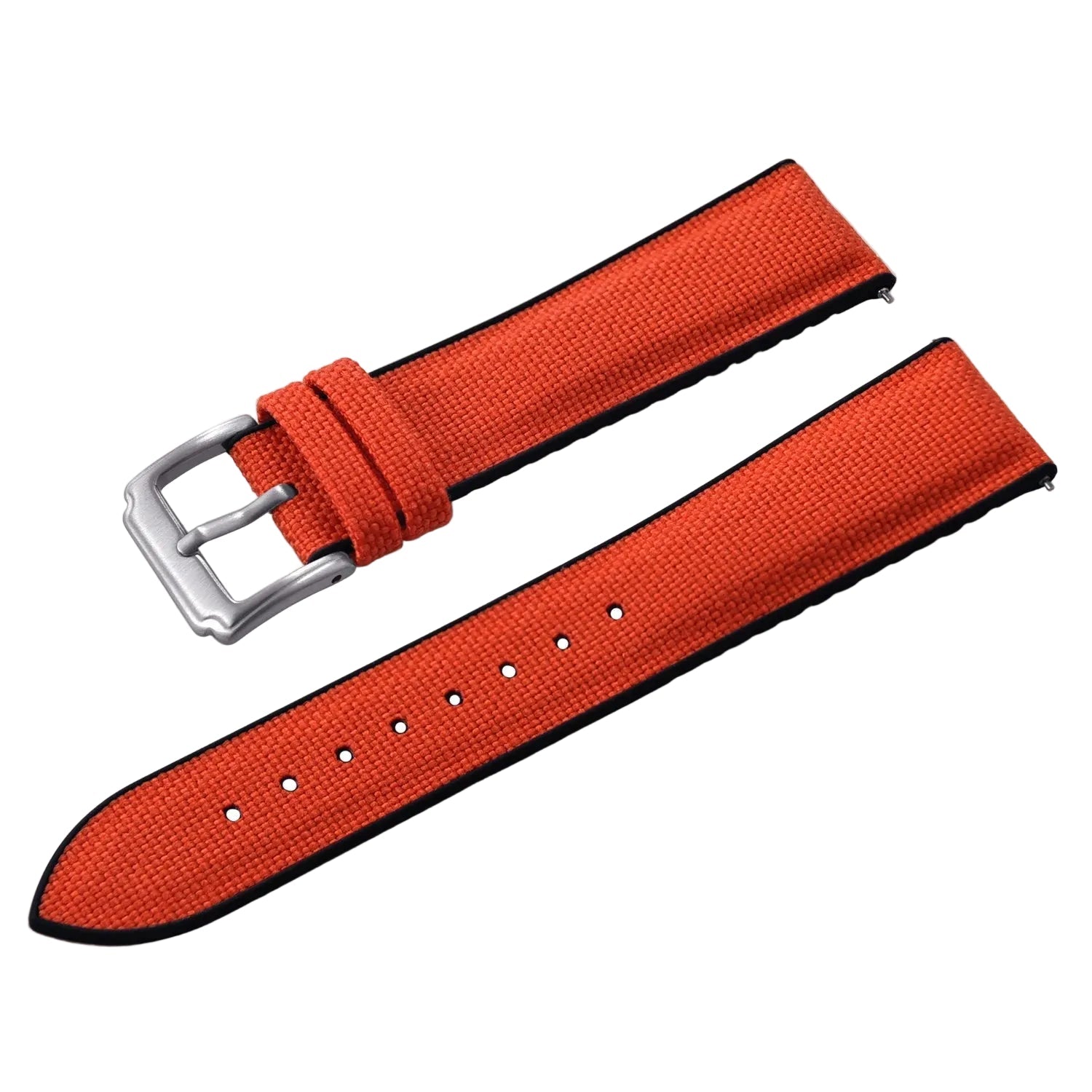 Bracelet de montre Hybride Tissu Performance / Silicone - Rapide - Universel