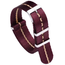 Nato Strap 20mm G10 Nylon Purple Red Khaki