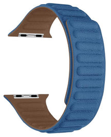 15 Farben - Armbänder - Kompatible Apple Watch - Magnetschnalle aus Mikrofaserleder