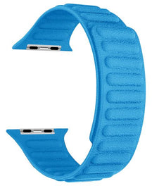 15 Farben - Armbänder - Kompatible Apple Watch - Magnetschnalle aus Mikrofaserleder