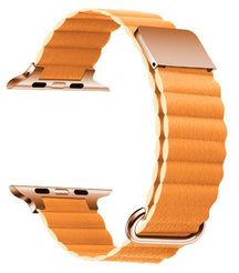 11 Color - Micro Fiber Leather - Bracelets - Compatible Apple Watch - Magnetic Buckle