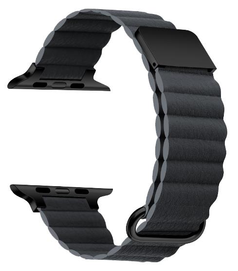 11 Color - Bracelet de Montre - Cuir Micro Fibre - Compatible Apple Watch - Boucle Magnétique