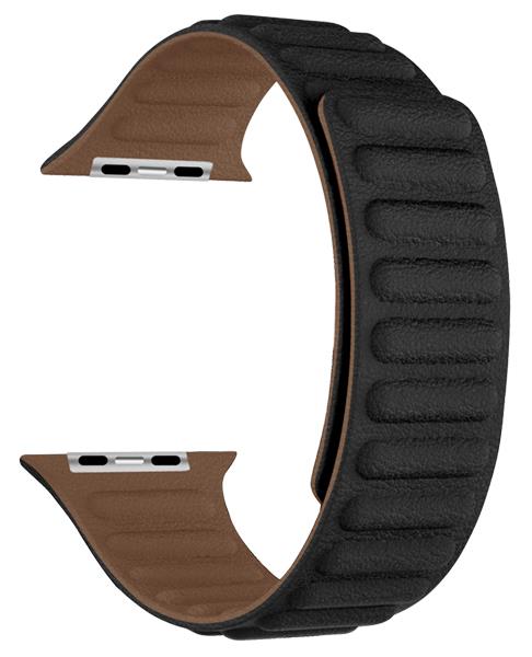 Bracelets de Montre Cuir Micro Fibre Boucle Magnétique pour Watch 1,2,3,4,5,6,7,8,SE,(Ultra 1)