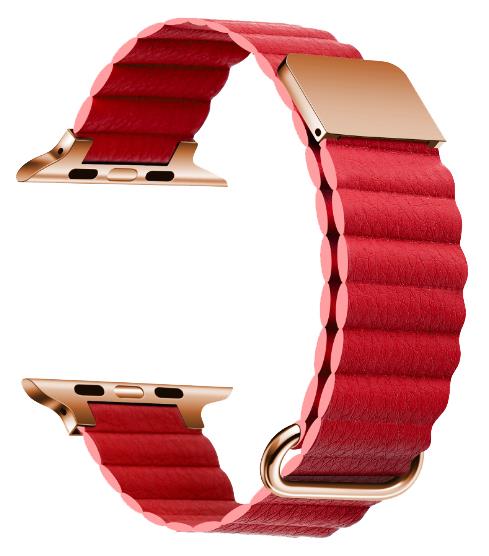 11 Color - Bracelet de Montre - Cuir Micro Fibre - Compatible Apple Watch - Boucle Magnétique