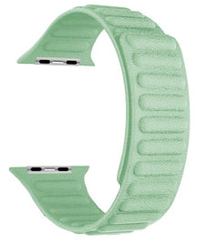 15 Farben - Armbänder - Kompatible Apple Watch - Magnetschnalle aus Mikrofaserleder