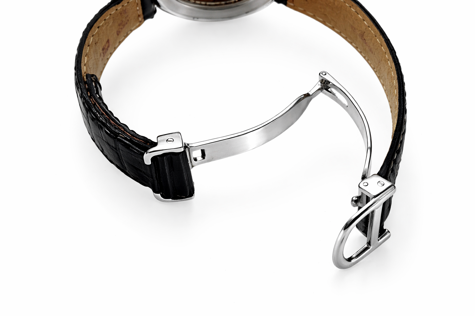 Boucle Déployante Compatible avec Cartier - Fermoir Or - Bracelet sans Ardillon