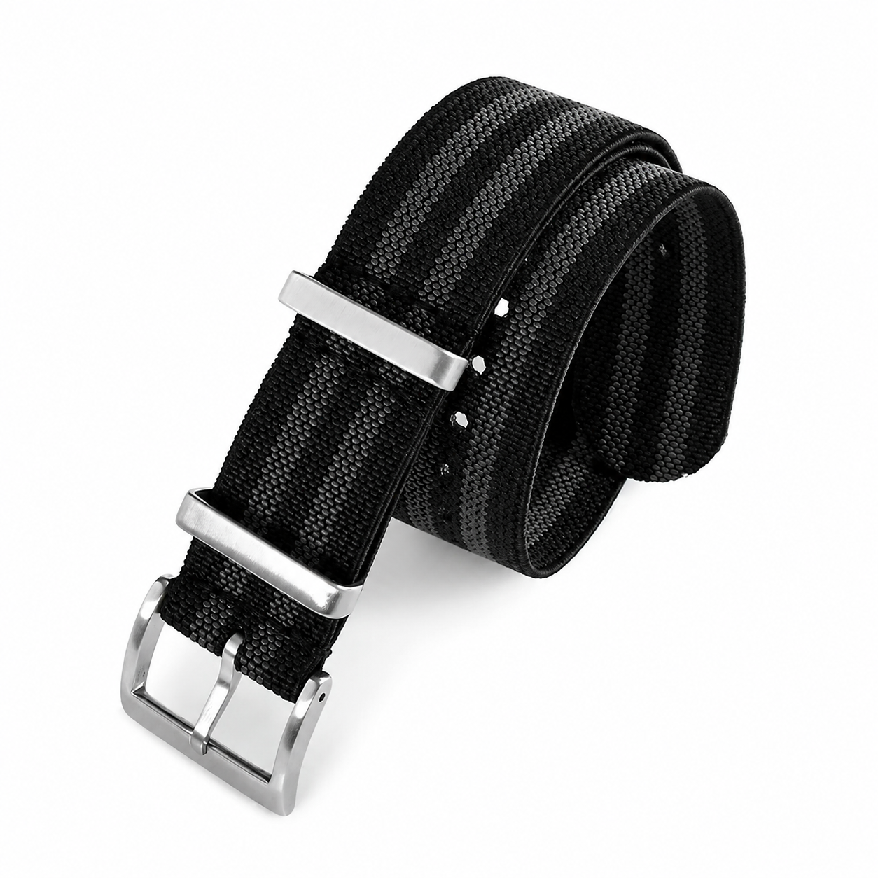 Premium Bracelet NATO Parachute en Nylon Élastique - 28cm - 19mm / 20mm