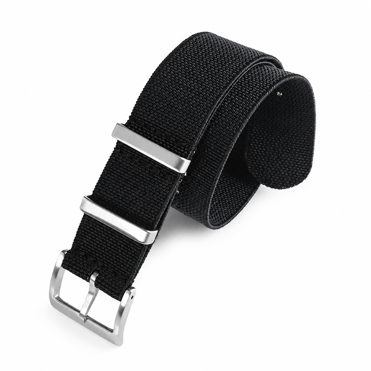 Premium Bracelet NATO Parachute en Nylon Élastique - 28cm - 19mm / 20mm