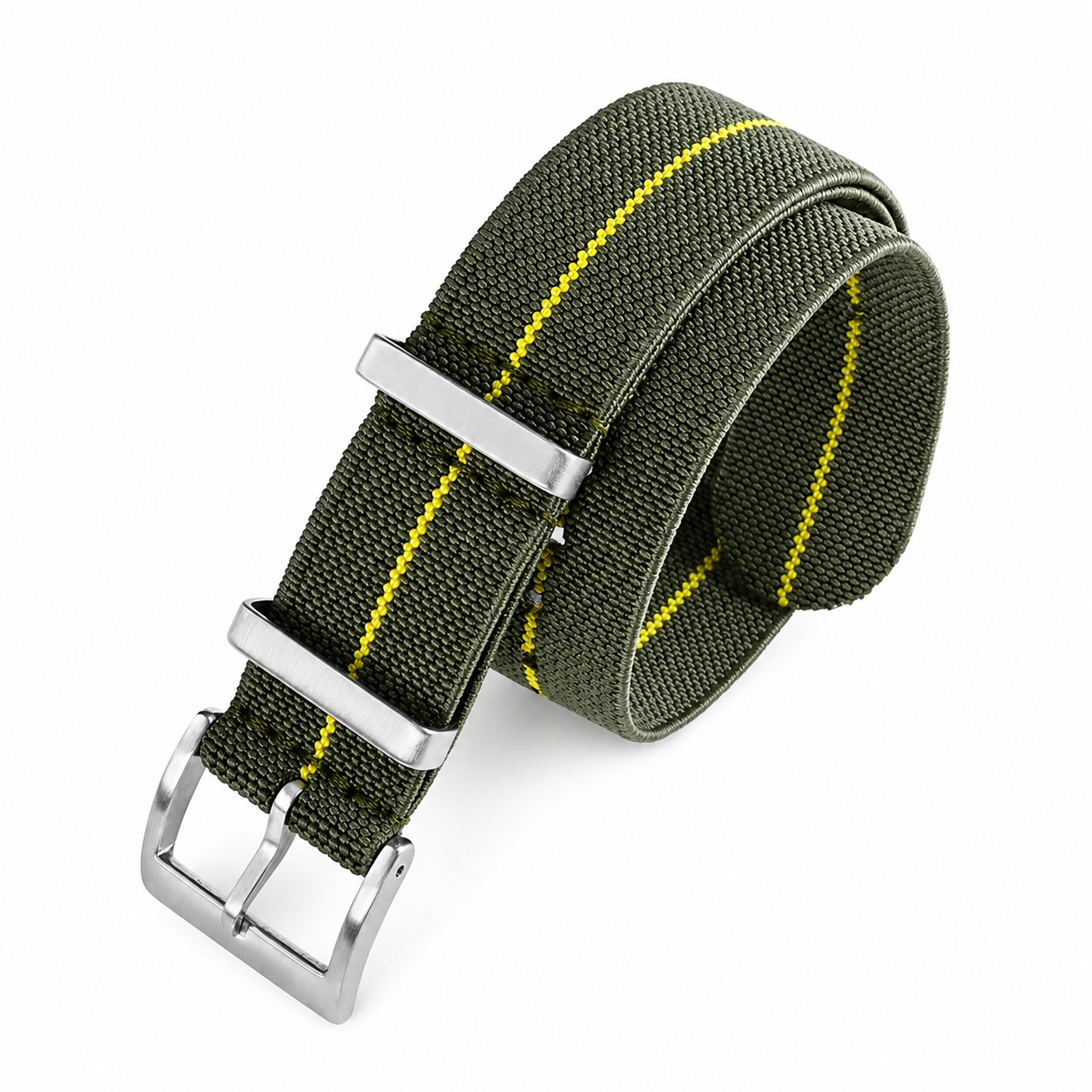 Premium Bracelet NATO Parachute en Nylon Élastique - 28cm - 19mm / 20mm