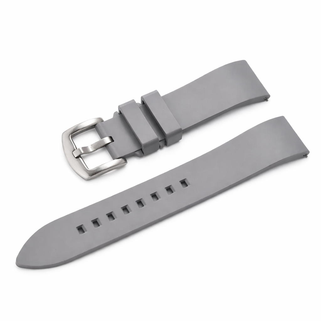Bracelet Montre Caoutchouc FKM - Plongée - Lisse / Rapide / Universel
