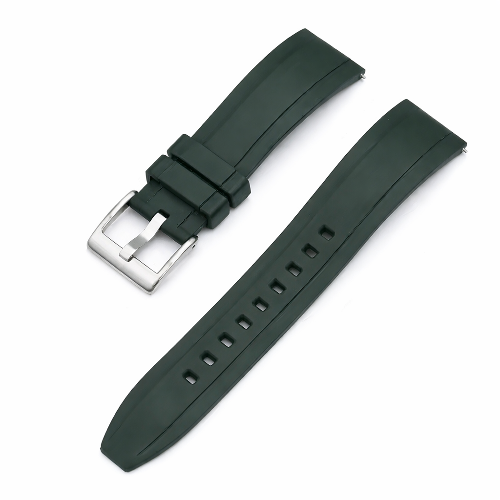 FKM Kautschukarmband – Submariner-Stil – Schnellverschluss – Universal
