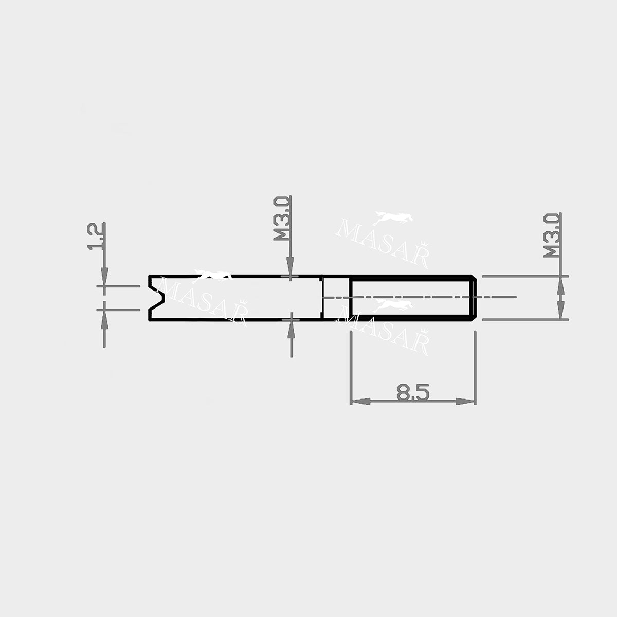 XT Premium L Spring Bar Tool – Wide Forks &amp; Tips – Stainless Steel – Watch Strap Removal &amp; Installation