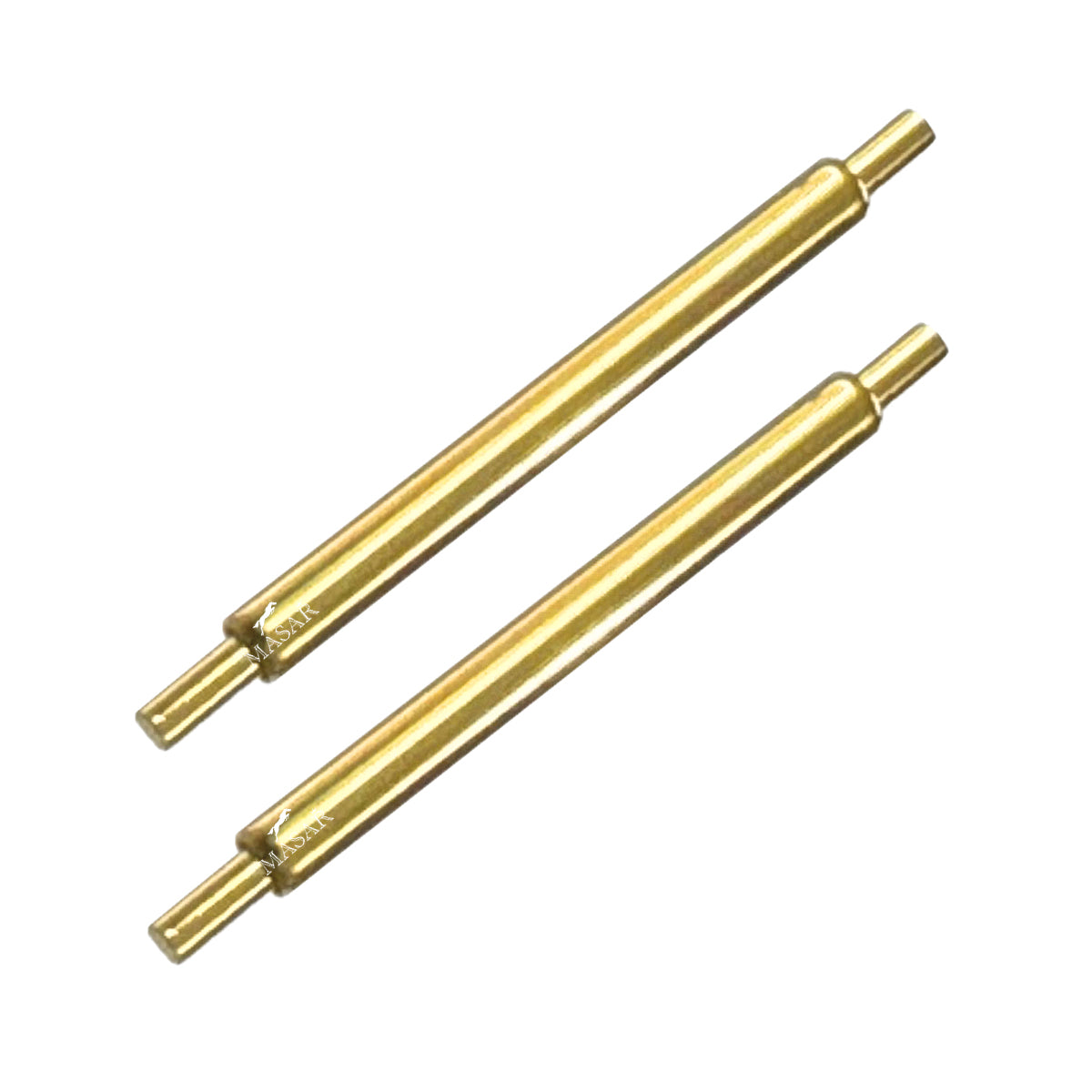 XSS - 20mm Ø 2,0mm Gold - Federstege für Uhrenarmband - 316L Edelstahl - 1,19mm - Kompatibel mit Rolex - 2 Stück