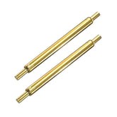 XSS - 20mm Ø 2,0mm Gold - Barres à ressort pour bracelet de montre -  Inox 316L - 1,19mm - Compatible Rolex - 2 pcs