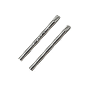10mm à 21mm - Ø 0,9mm - Épingles - Goupilles - moletées - crantées - dentelée - pour Bracelet de montre - Inox 316L - 2 Pcs