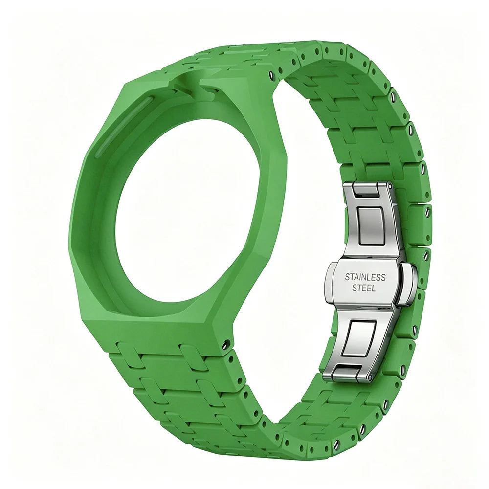 Link Bracelet compatible with Swatch Royal Pop x AP - Lépine → crown at 12 o'clock - Resin