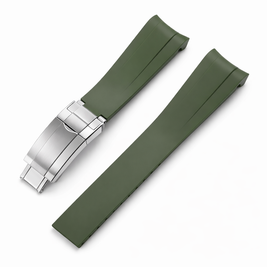 Premium FKM Kautschukarmband für Tudor Black Bay 54 (37mm) / gebogen – BB54