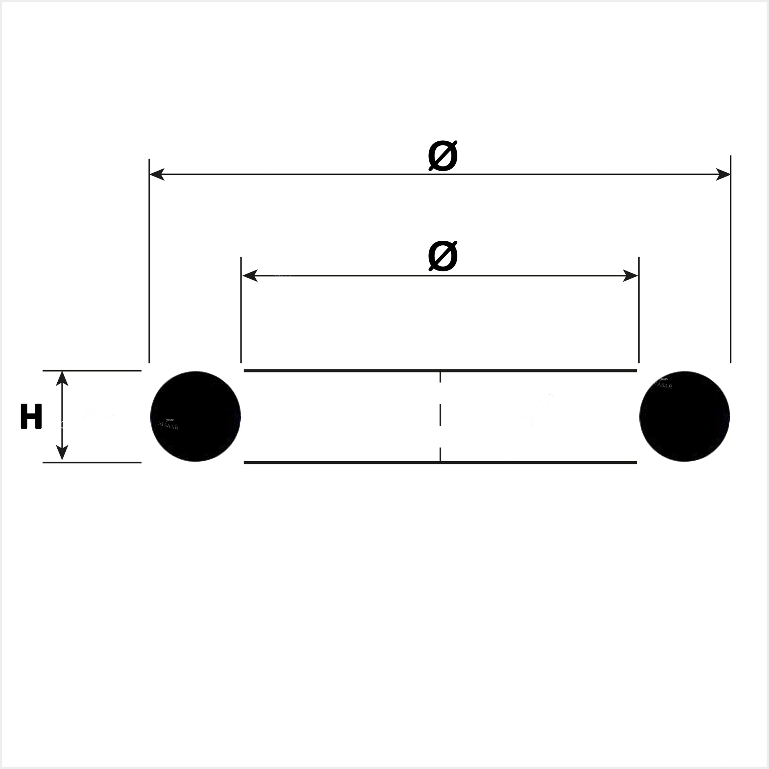 Ø 16,50mm à 39,90mm - Joint Torique pour Montres - H 0,7mm à 0,9mm - O-Rings - 1 Pc