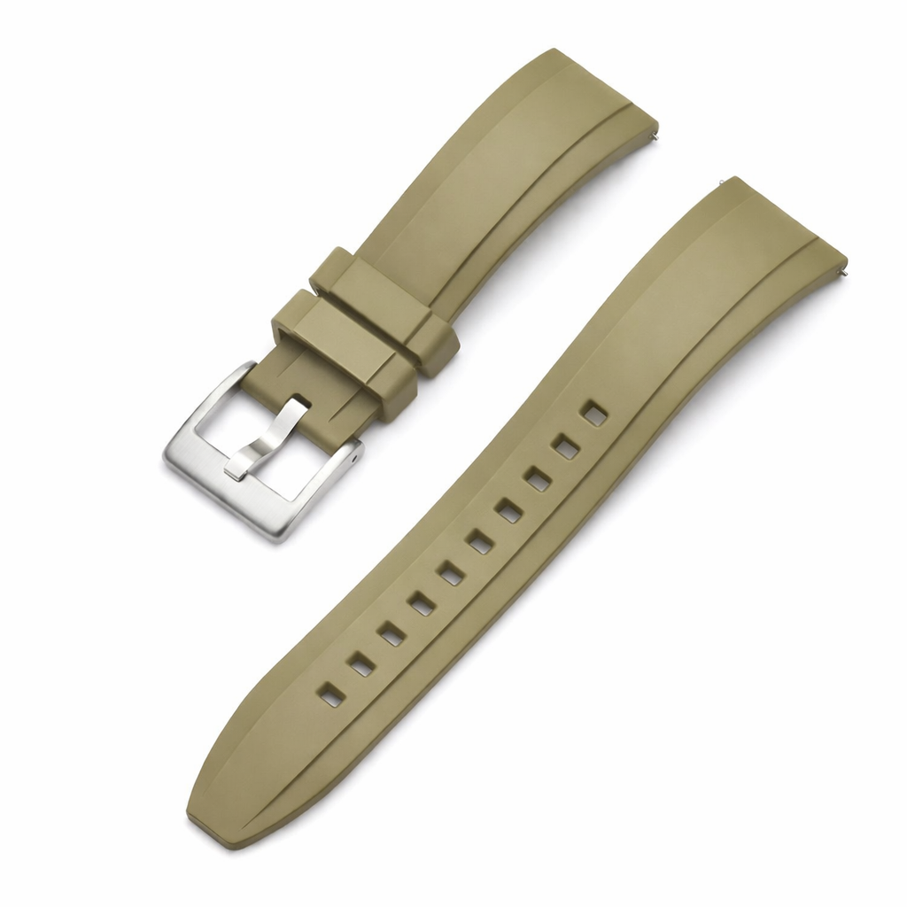 FKM Kautschukarmband – Submariner-Stil – Schnellverschluss – Universal