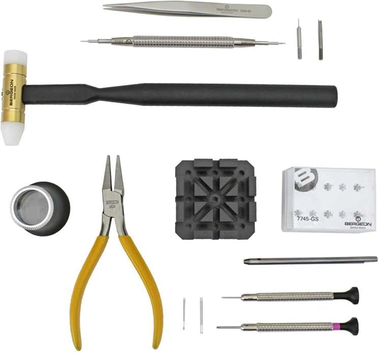 Bergeon 7813 - Kit professionnel horloger réglage ajustement bracelets de montre