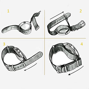Nato G10 Nylon - Watch Strap - James Bond Black Yellow Grey - 18mm 20mm 22mm 24mm