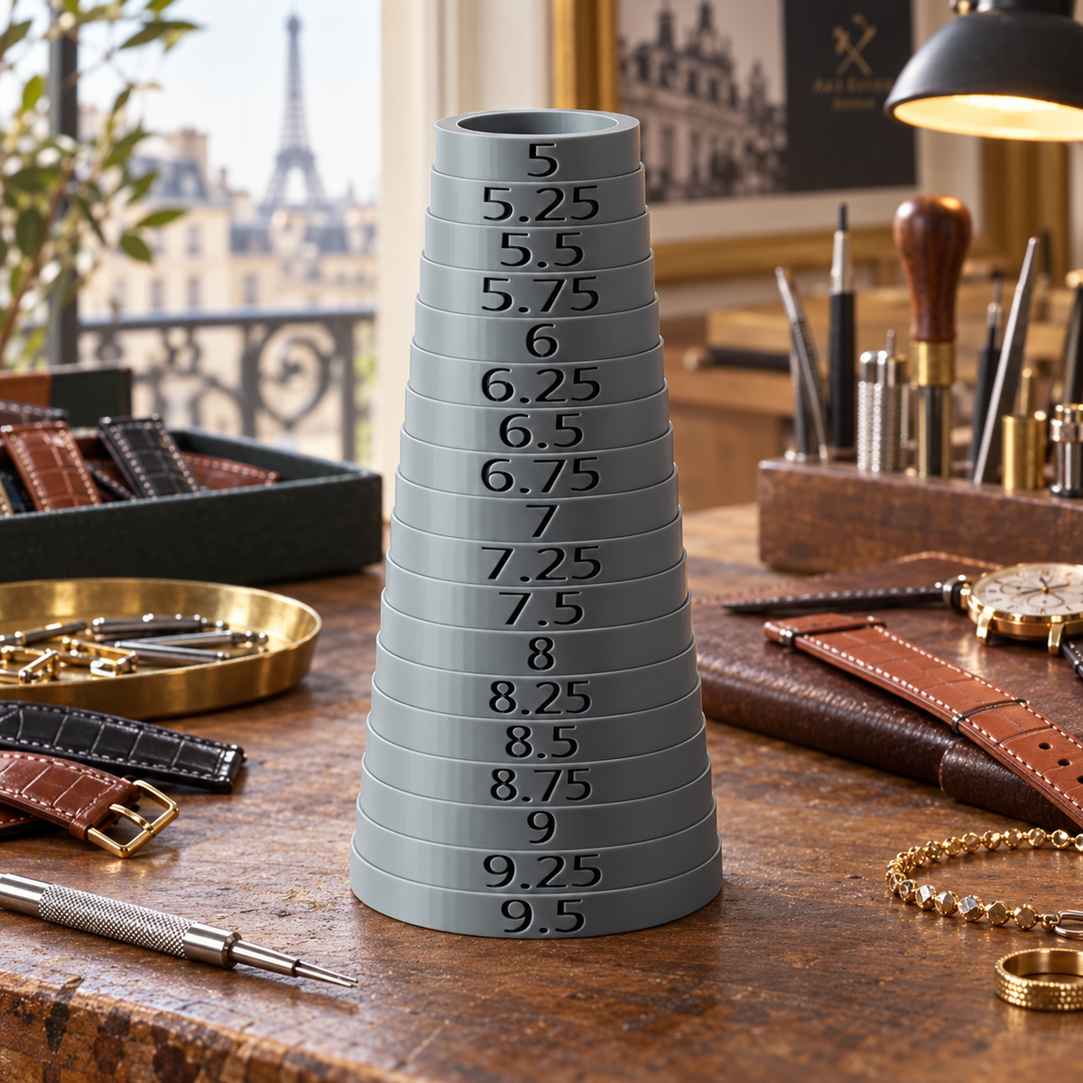 Mandrin de Mesure de la Taille du Poignet pour Bracelets de Montre et Bijoux