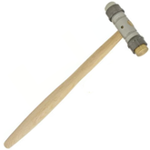 Watchmaker's Hammer Tool - Brass Head, 102 g (235 x 65 x Ø 15 mm)