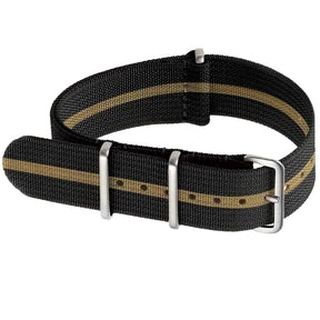 Nato G10 Nylon - Bracelet de montre Noir Khaki 18mm 19mm 20mm 22mm 24mm