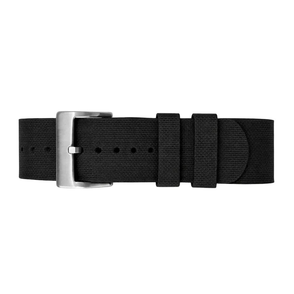 Premium FKM Kautschuk-Nato-Uhrenarmband – mikrotexturiert – 24,5 cm