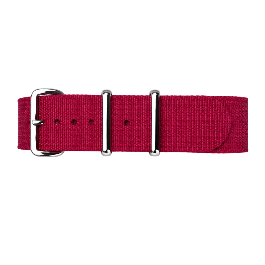 Nato Lila Rot - Hybridgewebe aus Nylon und Silikon