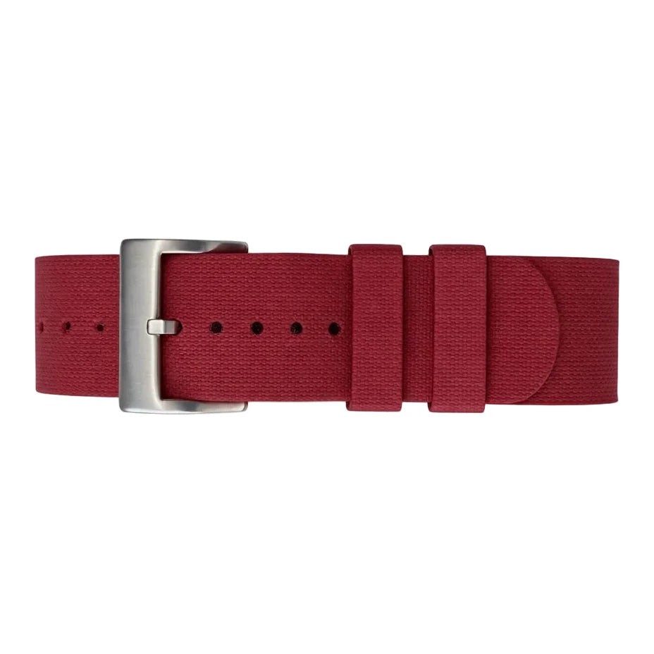 Premium FKM Kautschuk-Nato-Uhrenarmband – mikrotexturiert – 24,5 cm