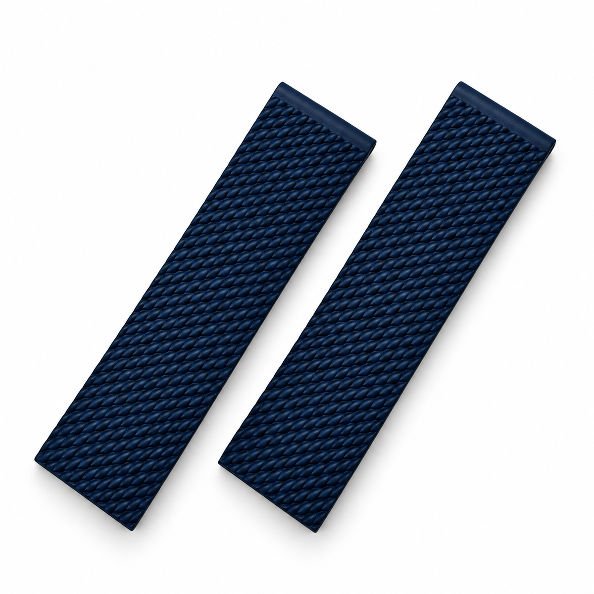 FKM-Kautschuk-Uhrenarmband - Milanaise-Struktur / CTS - ohne Faltschließe