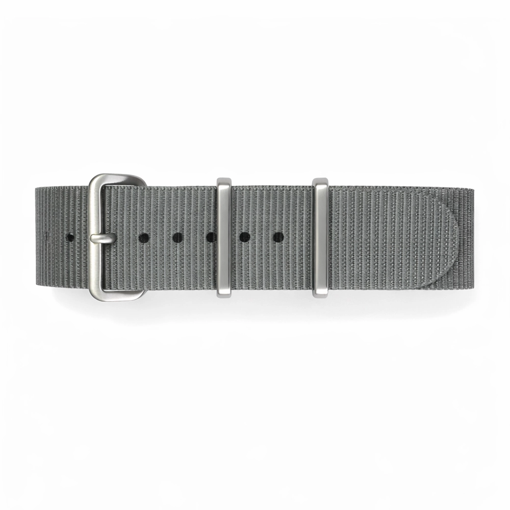 Bracelet de Montre Nato Nylon Gris - Premium