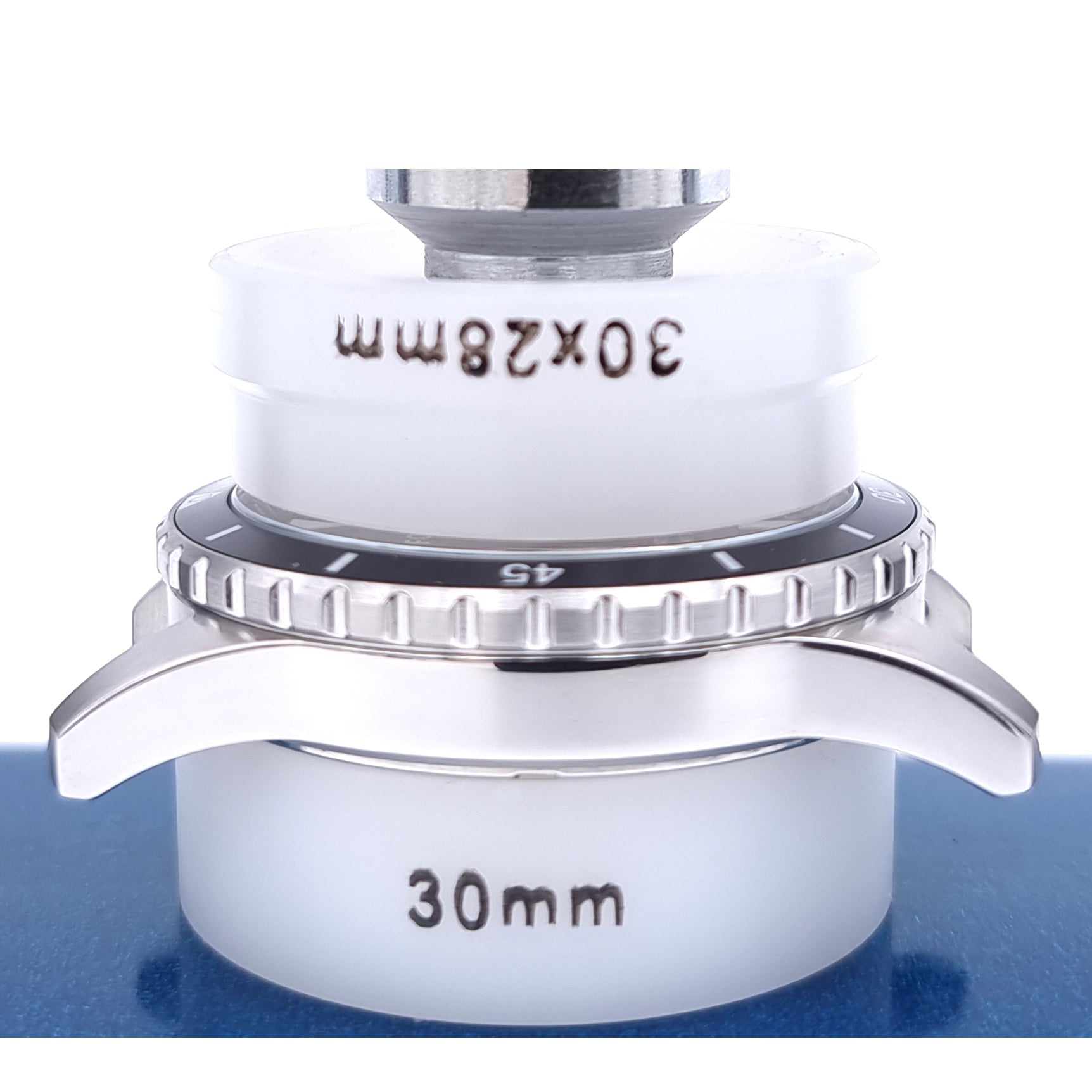 Watch Glass Mounting Press - 14 Nylon Dies - 18mm to 36mm