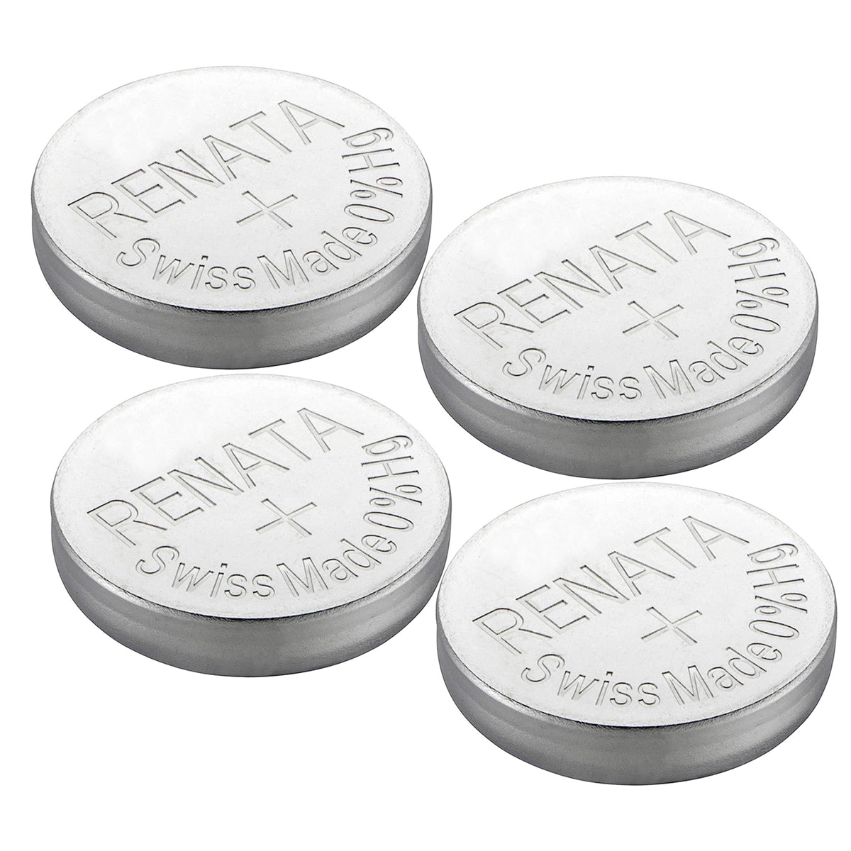 Renata 3xx MF Premium Uhrenbatterie – Schweizer Batterie – 4 Stück