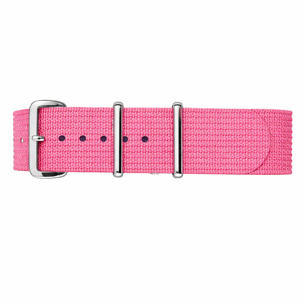 Nato Rose - Bracelet de Montre Tissu Nylon