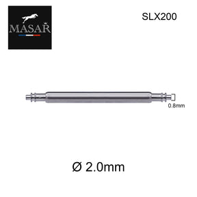 Citizen ECO-DRIVE - SLX Ø 2.0mm 2mm - Spring bar, watch strap bar - 316L stainless steel - 2 Pcs