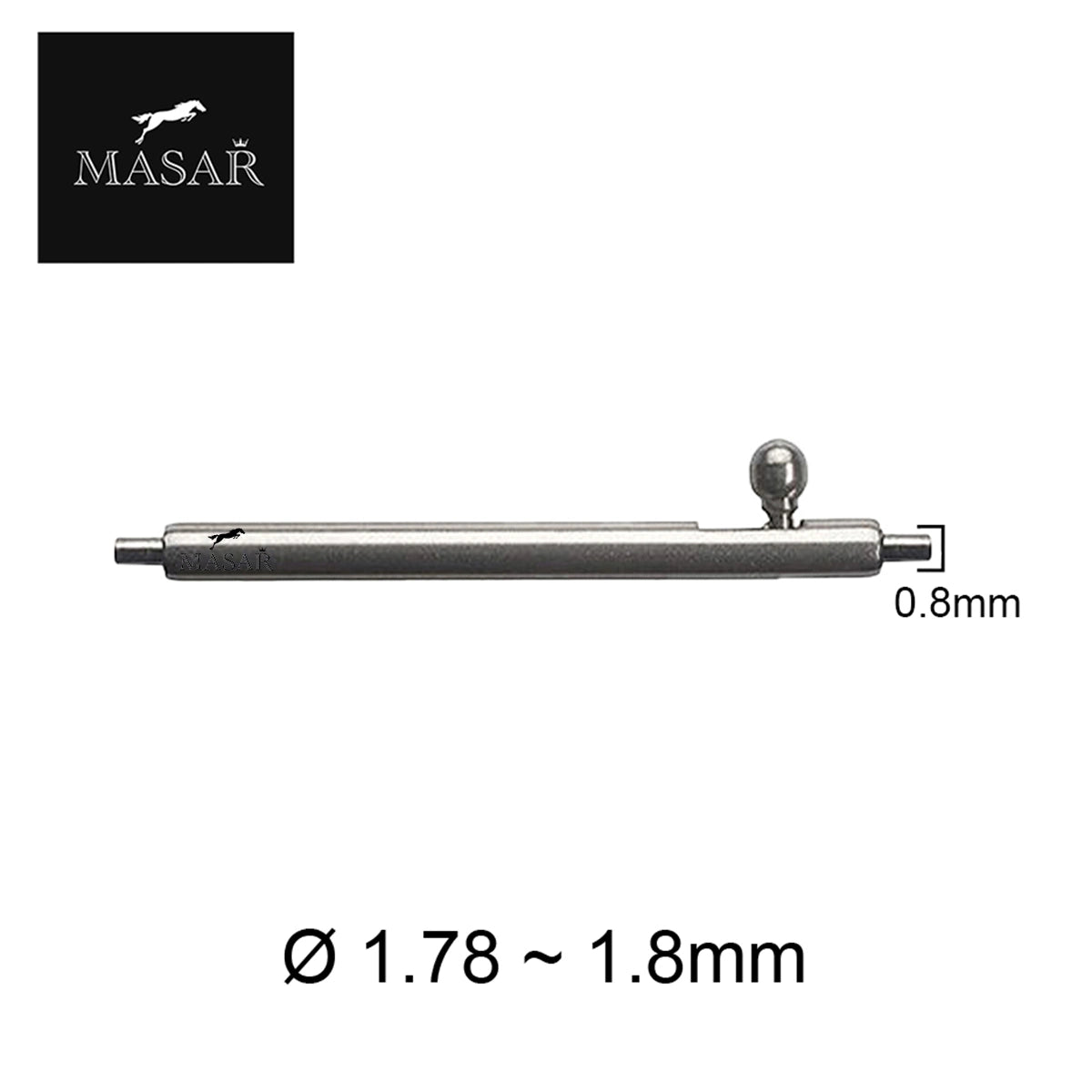 Pompe montre 21mm Libération Rapide Levier Inox 4 Pcs
