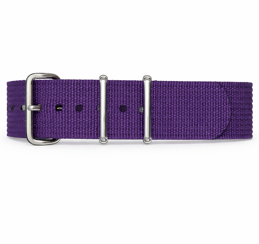 Nato Violet - Bracelet de Montre Tissu Nylon