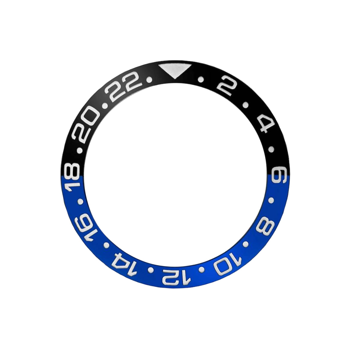 Lünetteneinsatz – Für Rolex/Tudor – 116710 GMT Batman – Ø 37,75 mm x Ø 30,45 mm