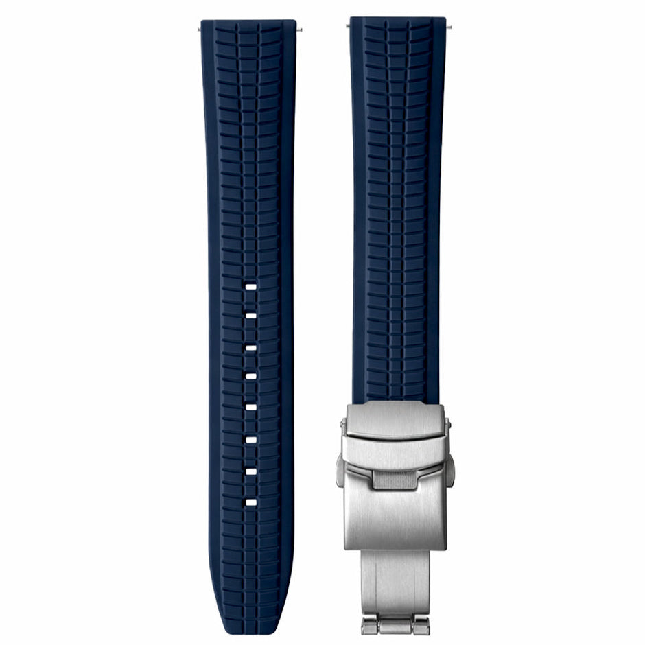 FKM Rubber Watch Strap - Waffle Pattern - Quick Release / Universal