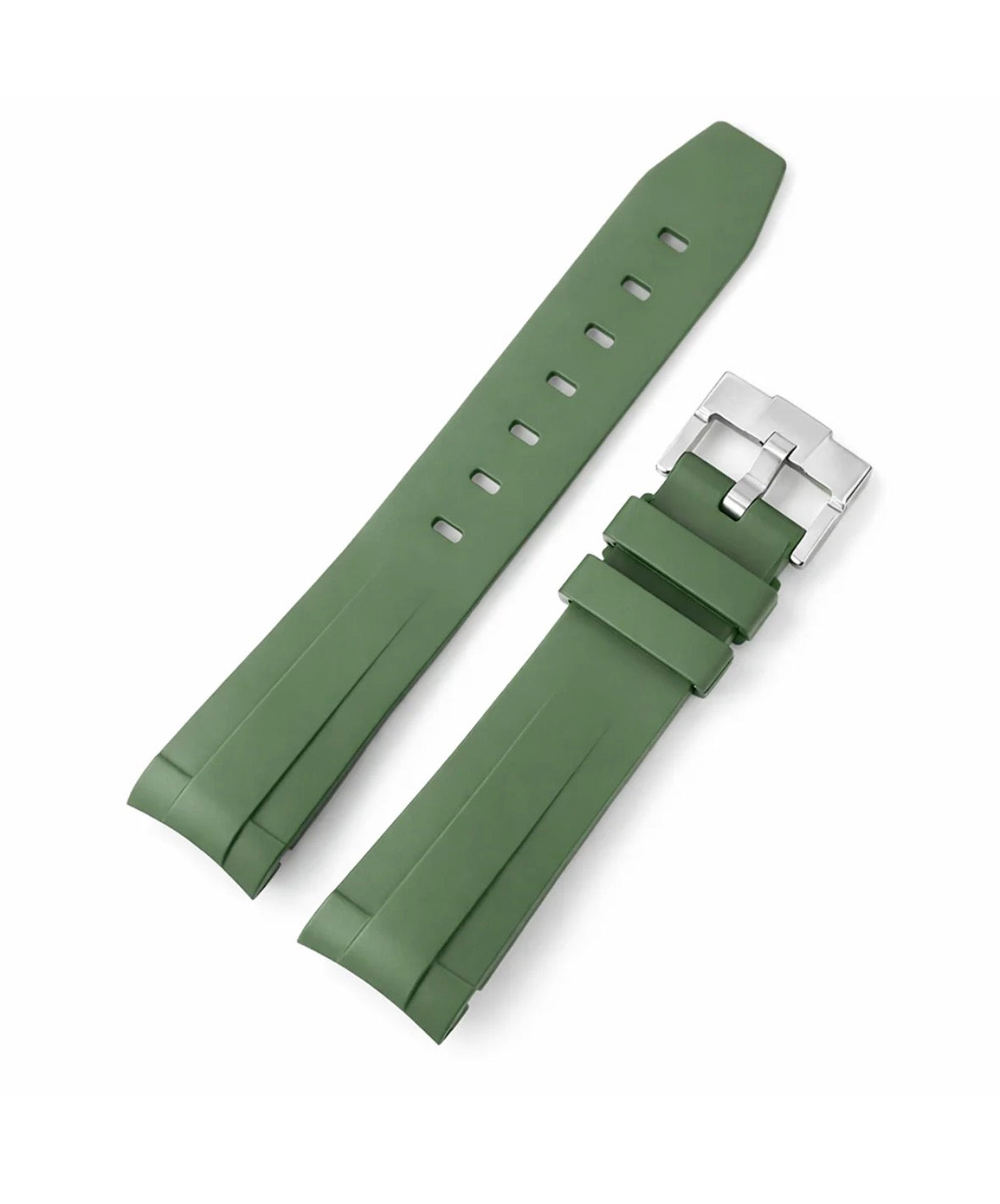 FKM-Kautschukarmband, kompatibel mit Rolex Explorer 214270